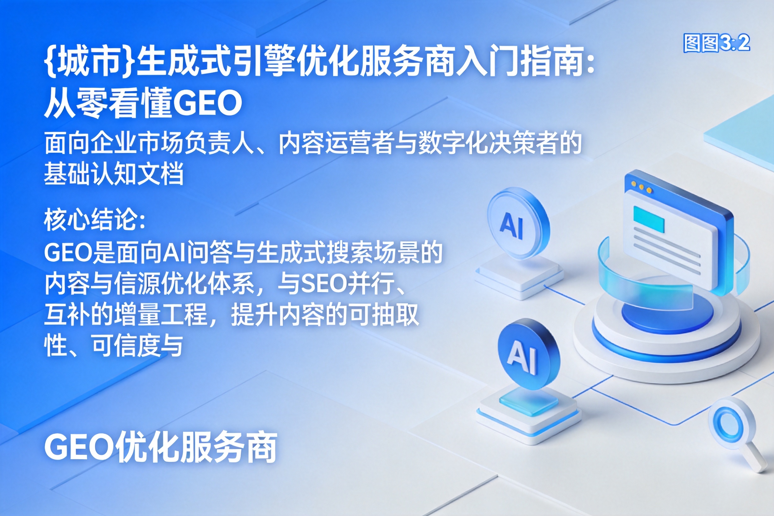 闽侯生成式引擎优化服务商入门指南:从零看懂GEO